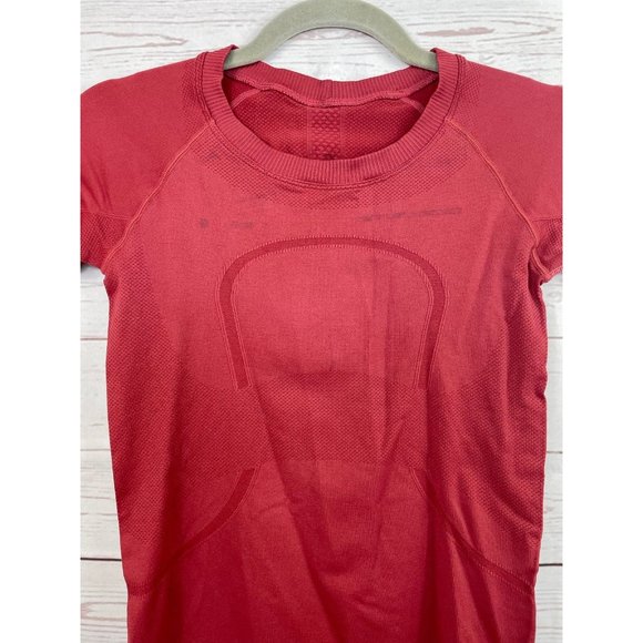 Short Sleeve Compression Athletic Top 0/XS Red - Picture 2 of 7